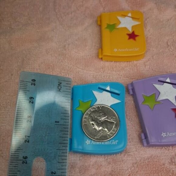 2007 American Girl Sleepover Food & Fun Set -3 Playing Card Holders - Retired - Picture 6 of 6